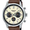 Chronographe cuir Casio Edifice vintage EFR-575L-7AEF