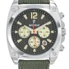 Chronographe homme Ruckfield vert kaki 685227