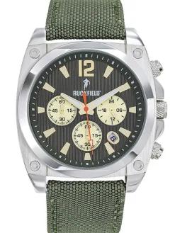 Chronographe homme Ruckfield vert kaki 685227