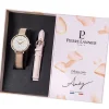 Coffret de montre femme Pierre Lannier 2 bracelets avec cadran motif fleuri
