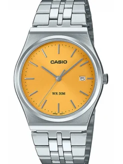 Montre Acier Casio cadran jaune
