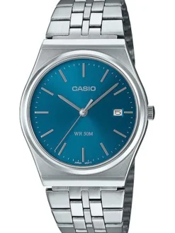Montre Acier Casio cadran bleu