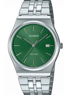 Montre Acier Casio cadran vert