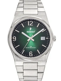 Montre acier homme Ruckfield cadran vert et noir 685215
