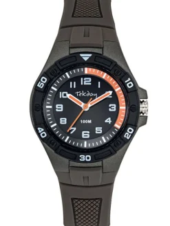 Montre Ado Tekday 654707 Allure Sport noire orange