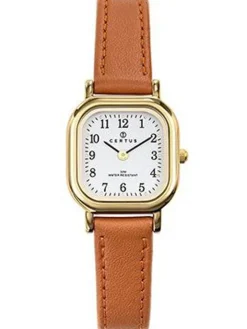 Montre carré pour femme bracelet cuir 646509