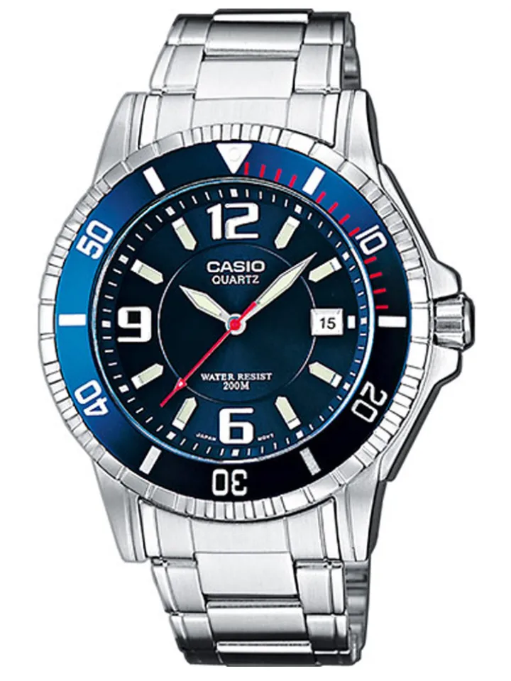 Montre Casio étanche 200 mètres MTD-1053D-2AVES
