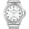 Montre Certus acier argenté bracelet élastique homme 615604