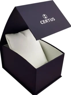 Montre Certus bracelet cuir rouge cadran carré 644411
