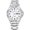 Montre Certus femme bracelet acier gris argenté