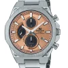 Montre chronographe Casio verre saphir ultraplate cadran chair