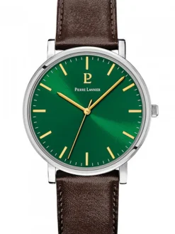 Montre cuir brun Pierre Lannier
