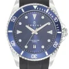 Montre de plongée homme Certus bracelet silicone fond bleu