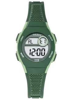 Montre digitale Tekday sport verte