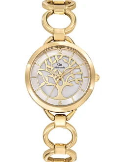 Montre dorée femme Arbre de vie Go Mademoiselle