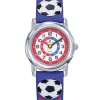 Montre enfant Certus bleu blanc rouge foot