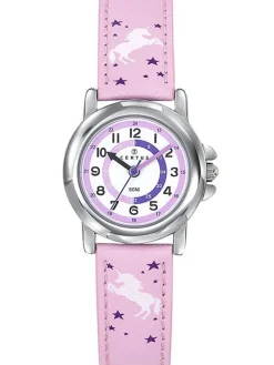 Montre enfant Certus rose avec licorne