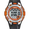 Montre enfant sport Tekday 654752 Digitale bicolore noire orange