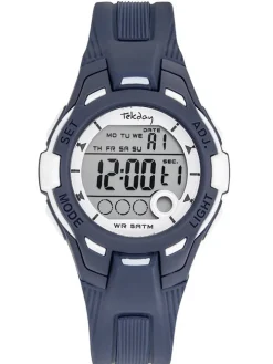 Montre enfant Tekday bleue et blanche 654922