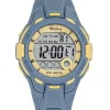 Montre enfant Tekday bleu moyen et jaune 654920
