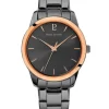Montre femme Acier gris foncé Pierre Lannier