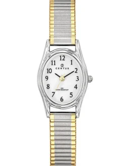 Montre femme Certus 642369 Argentée et Dorée bracelet facile à enfiler