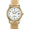 Montre femme Certus bracelet extensible doré