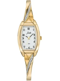 Montre femme Certus Joalia dorée jaune avec pierres