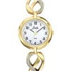 Montre femme Certus Joalia dorée empierrée