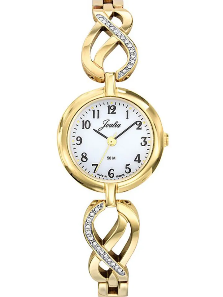 Montre femme Certus Joalia dorée empierrée
