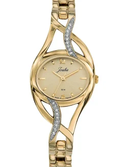 Montre femme Certus Joalia dorée avec pierres