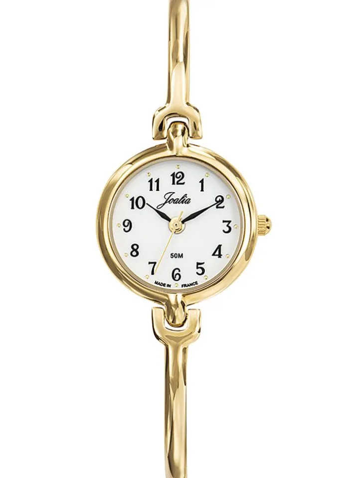 Montre femme dorée Certus Joalia bracelet fin