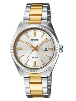 Montre femme Edifice tout acier bicolore