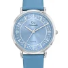 Montre femme Go Bleu clair et strass