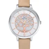 Montre femme Go cuir beige arbre de vie