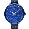 Montre femme Pierre Lannier Eolia bleu nacré 045L968