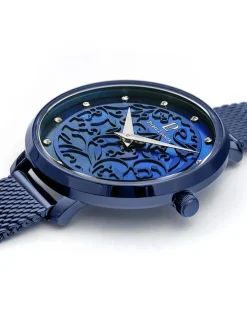 Montre femme Pierre Lannier Eolia bleu nacré 045L968