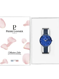 Montre femme Pierre Lannier Eolia bleu nacré 045L968