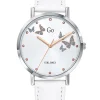 Montre Go for Girl Only blanche papillons 699346