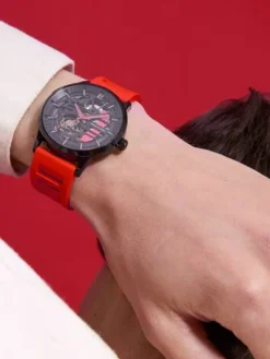 Montre homme automatique Paddock Pierre Lannier rouge