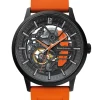 Montre homme automatique Paddock Pierre Lannier orange