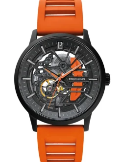 Montre homme automatique Paddock Pierre Lannier orange