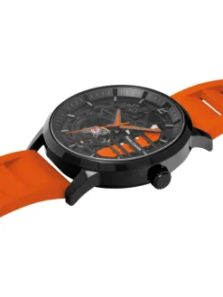 Montre homme automatique Paddock Pierre Lannier orange