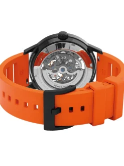 Montre homme automatique Paddock Pierre Lannier orange