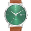 Montre homme Certus bracelet cuir brun