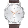 Montre homme Certus bracelet cuir brun
