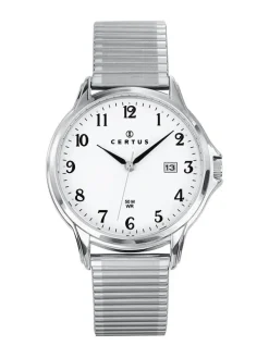Montre homme Certus extensible fond blanc