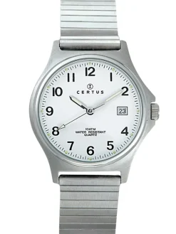 Montre homme Certus extensible fond blanc