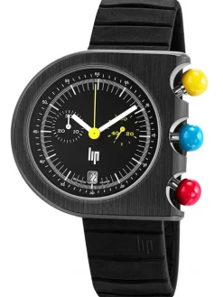 Montre homme Chronographe original Lip Mach 2000 noire
