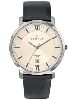 Montre homme cuir noir Certus